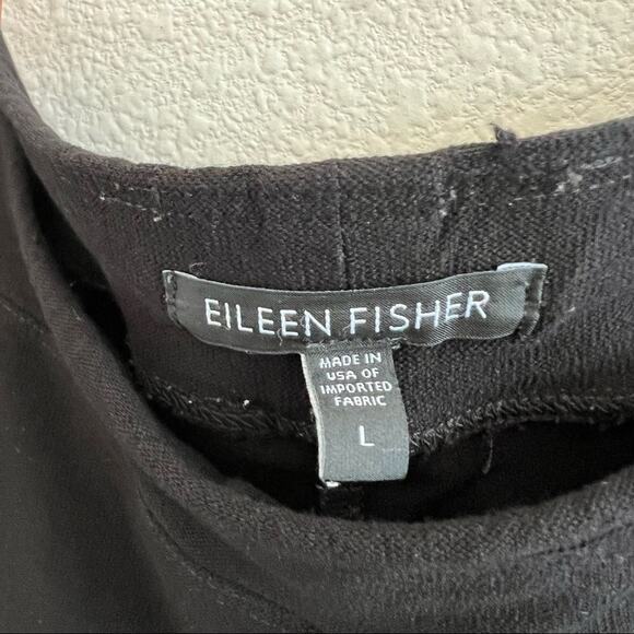 Eileen Fisher Black Business Casual Professional Office Career Pants Large - Picture 4 of 8